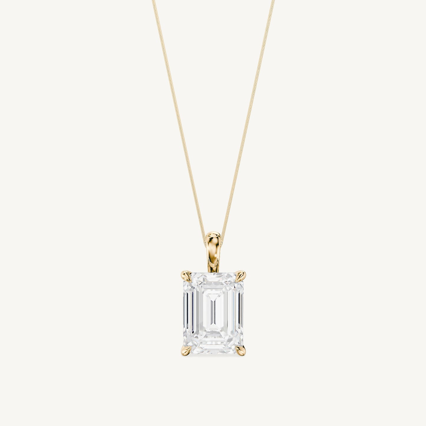 Classic Emerald Cut Pendant