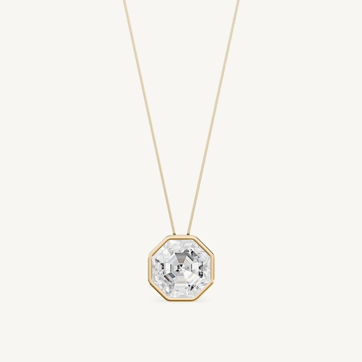 Octagon Round Pendant
