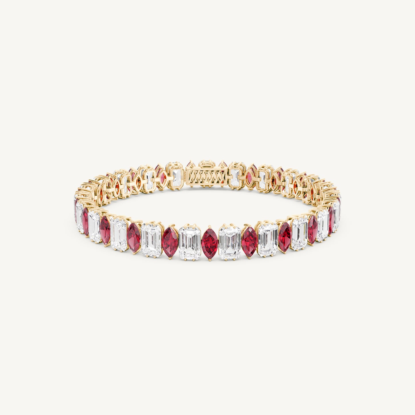 Marquise Ruby Tennis Bracelet
