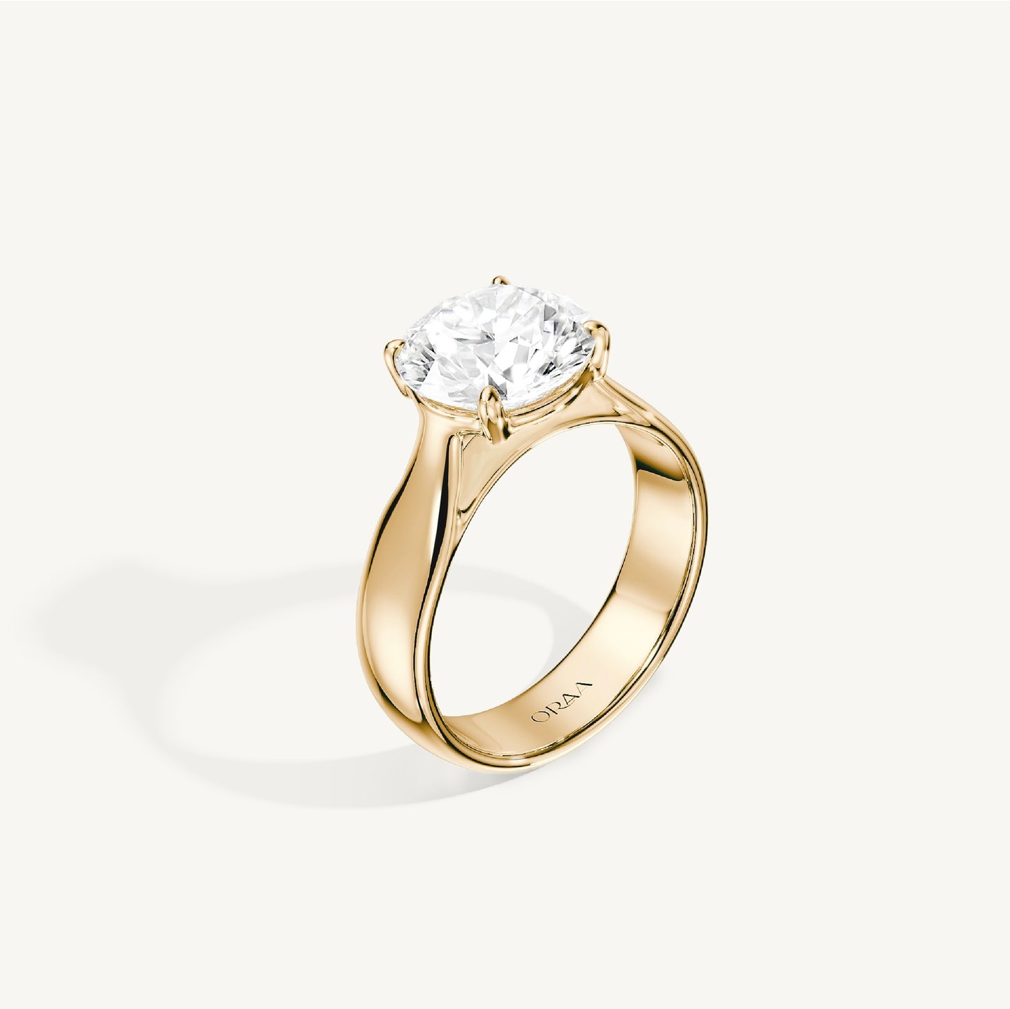 Round Wide Band Ring