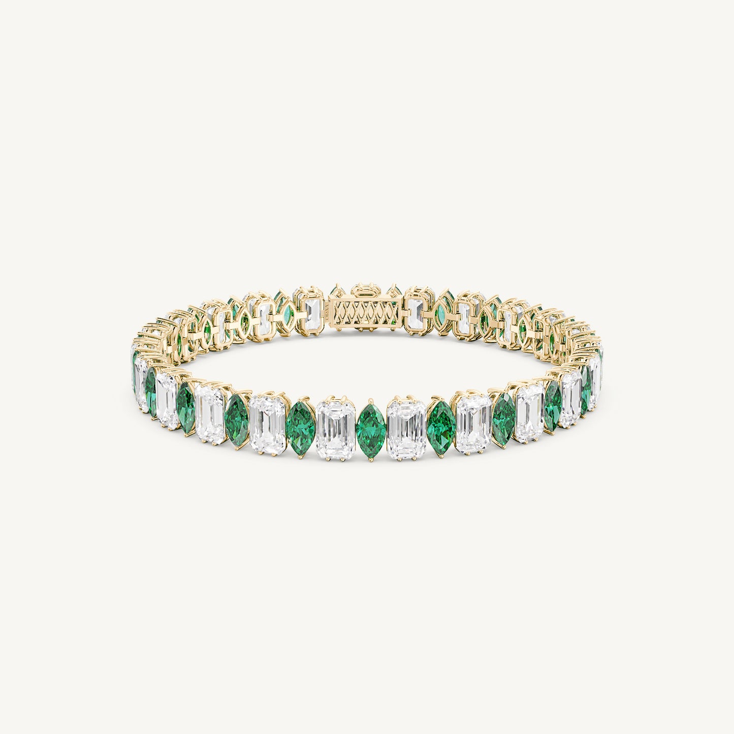 Marquise Emerald Tennis Bracelet