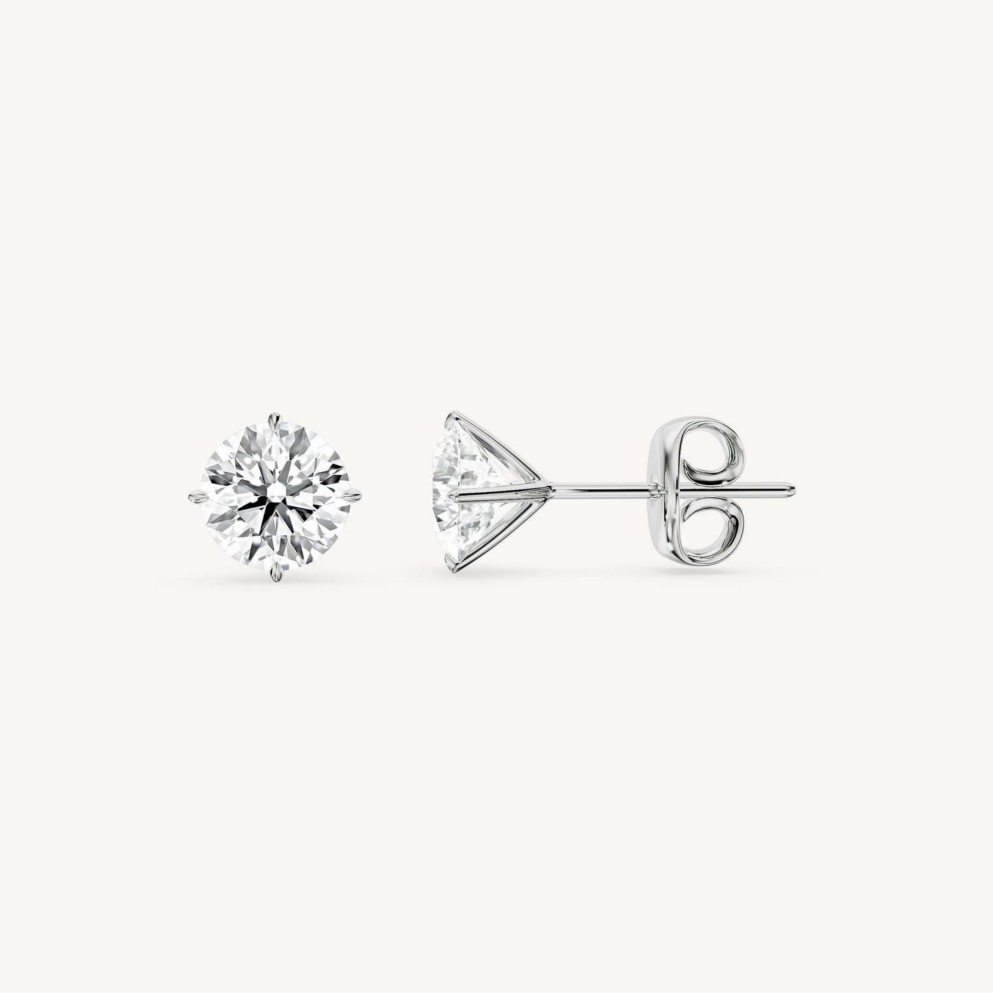 Classic Round Diamond Studs