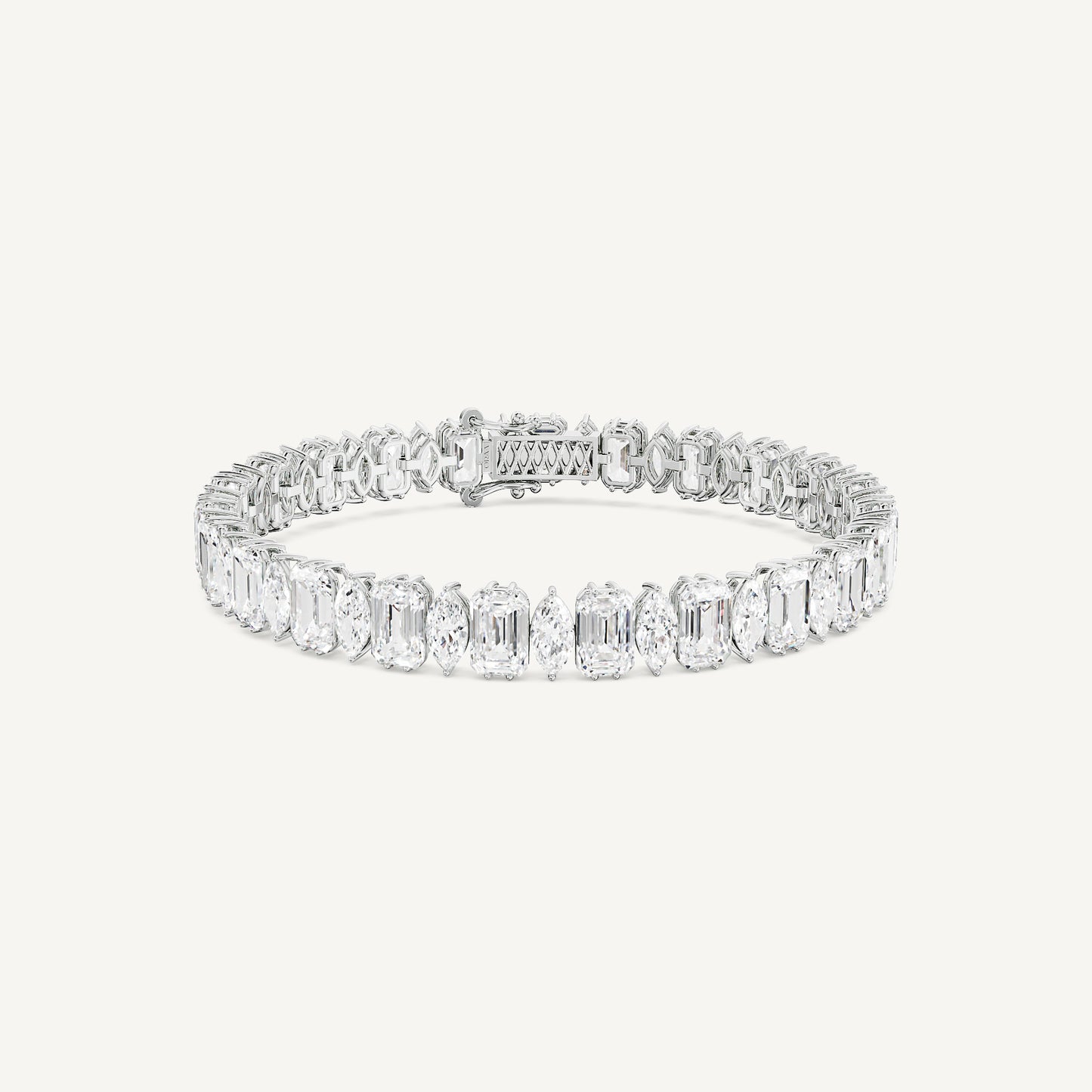 Marquise Diamond Tennis Bracelet