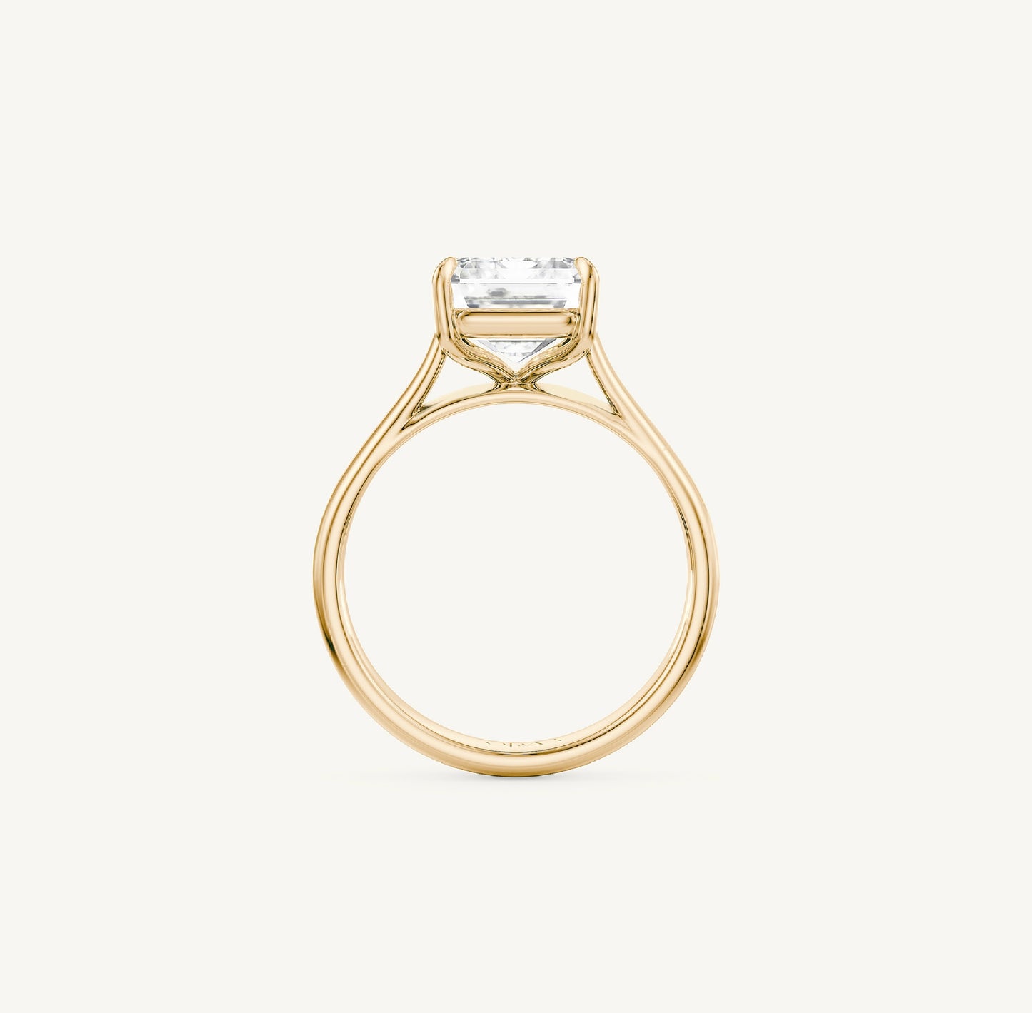 Emerald-Cut Wide Band Ring
