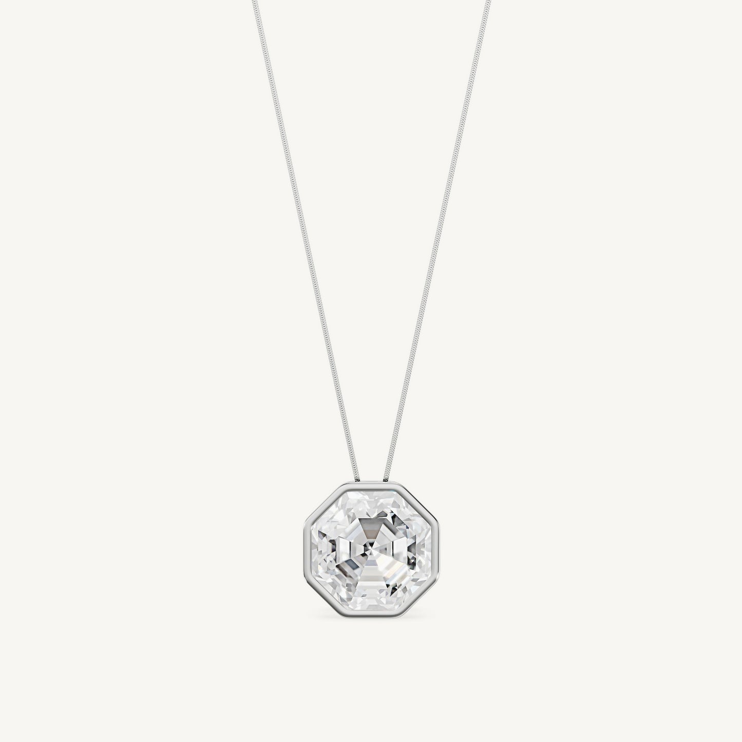 Octagon Round Pendant
