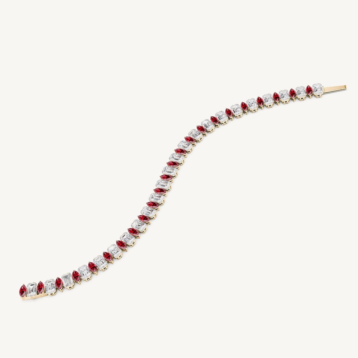 Marquise Ruby Tennis Bracelet