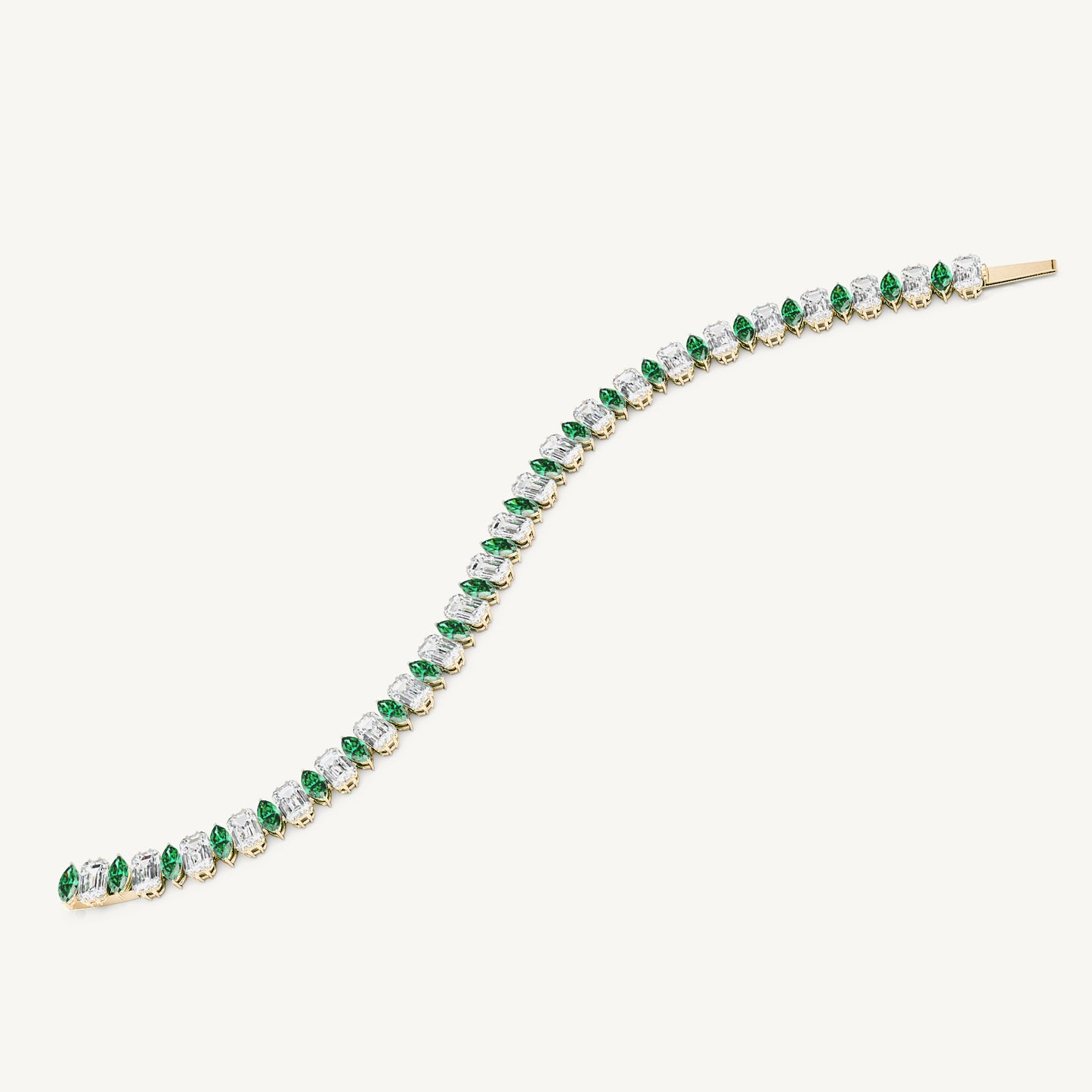 Marquise Emerald Tennis Bracelet