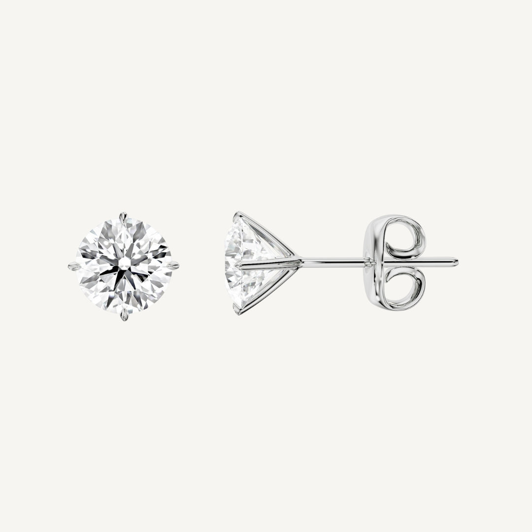 Classic Round Diamond Studs