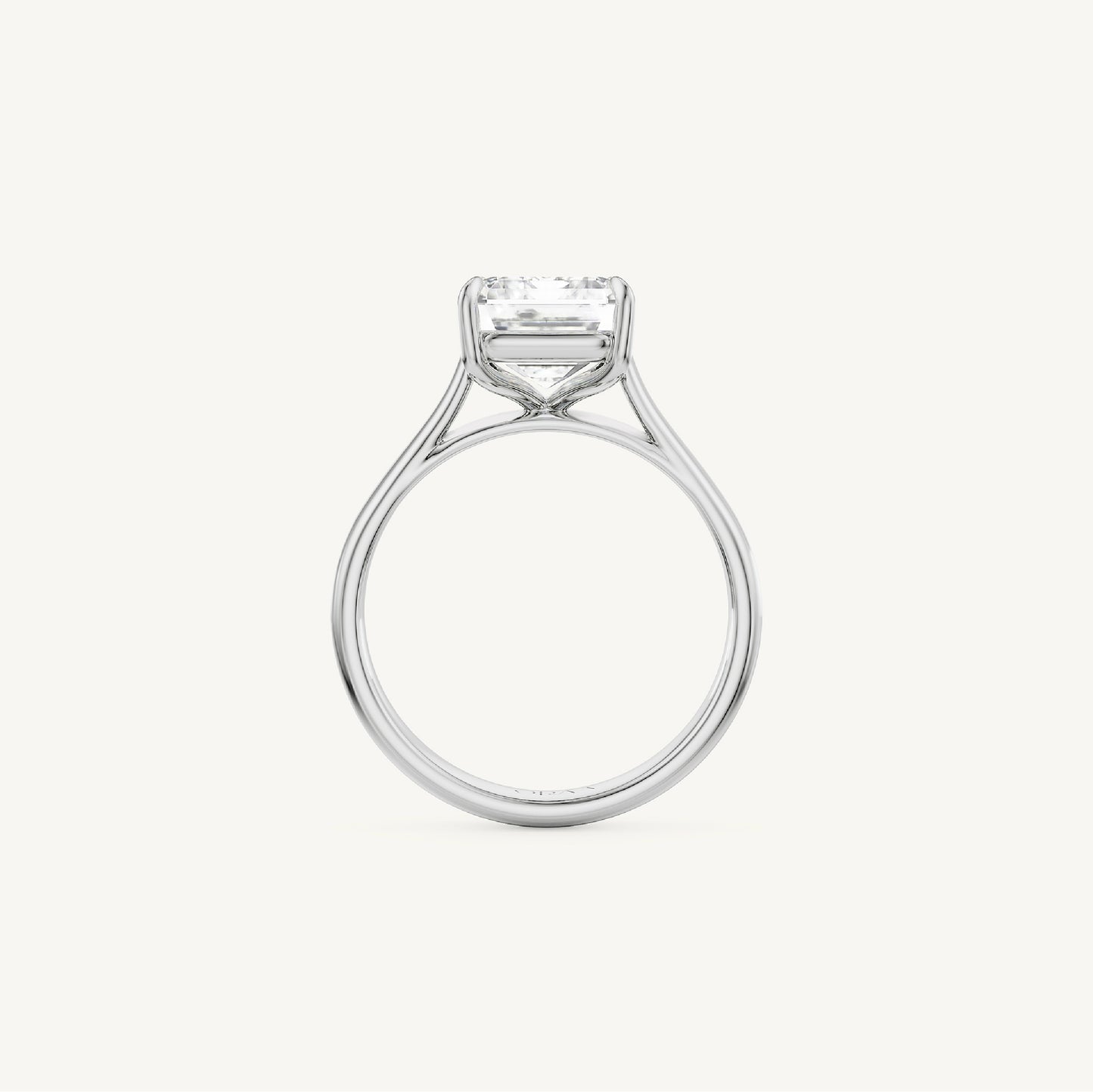 Emerald-Cut Wide Band Ring