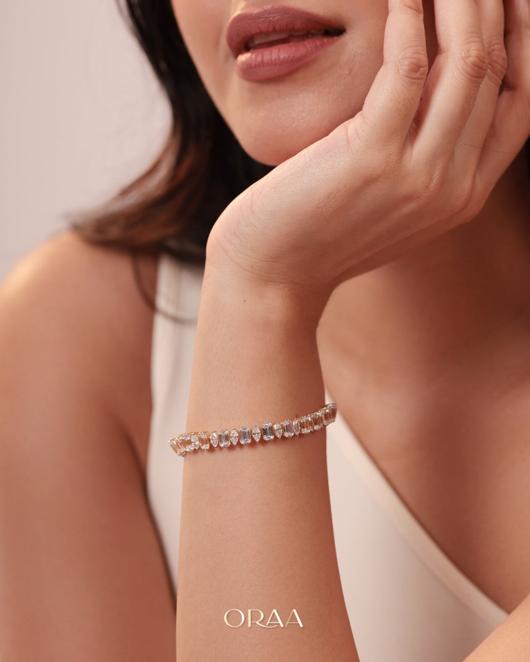 Marquise Diamond Tennis Bracelet
