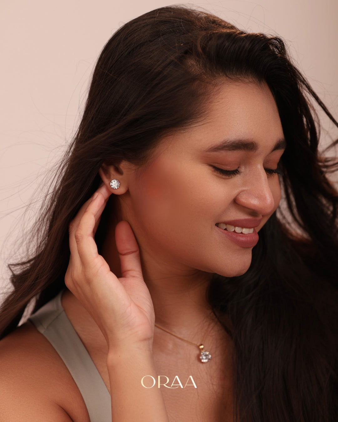 Classic Round Diamond Studs