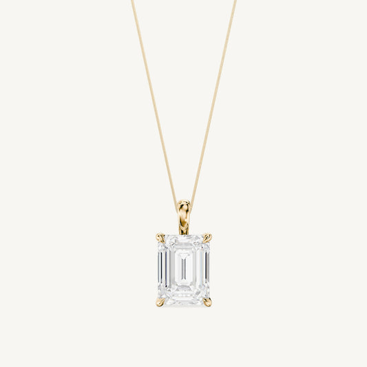 Classic Emerald Cut Pendant