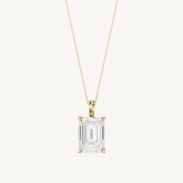 Classic Emerald Cut Pendant