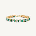 Pear Alternating Tennis Bracelet