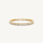 Oval Bezel Tennis Bracelet