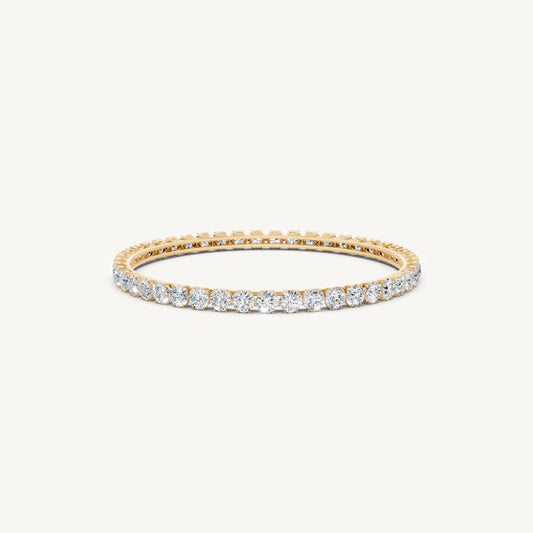 Round Diamond Bangle