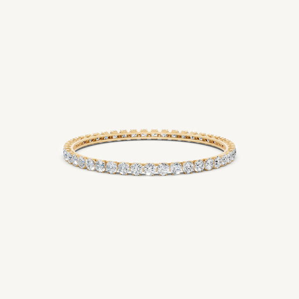 Round Diamond Bangle