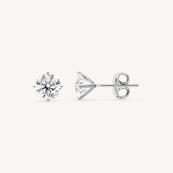 Classic Round Diamond Studs