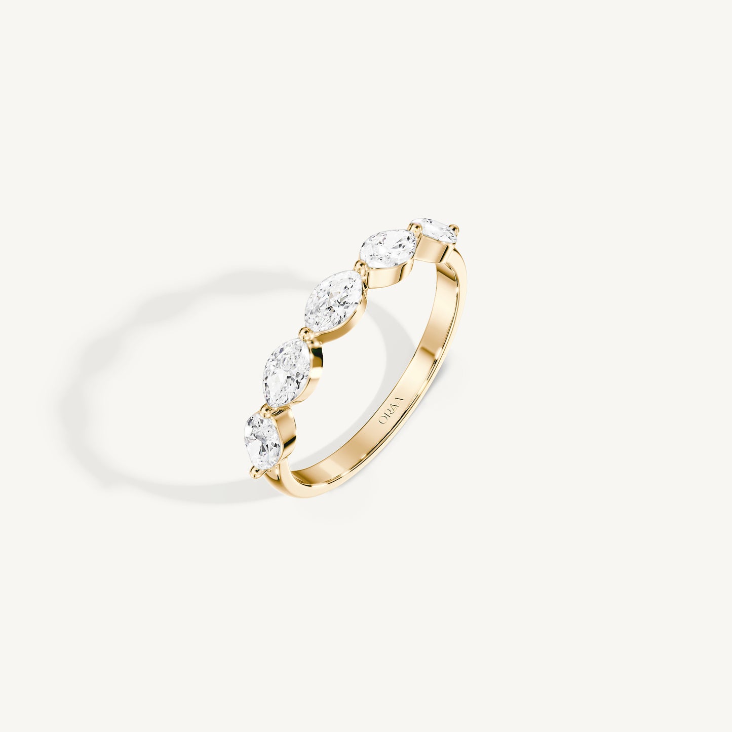 Marquise Half Eternity Band