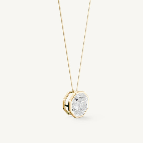 Octagon Round Pendant