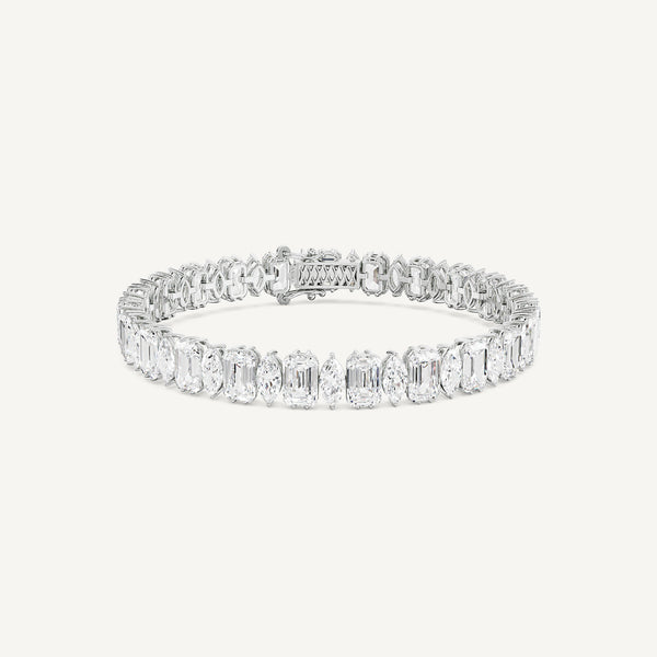 Marquise Diamond Tennis Bracelet