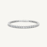 Round Bezel Tennis Bracelet