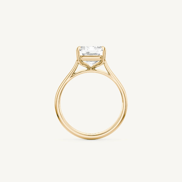 Emerald-Cut Wide Band Ring