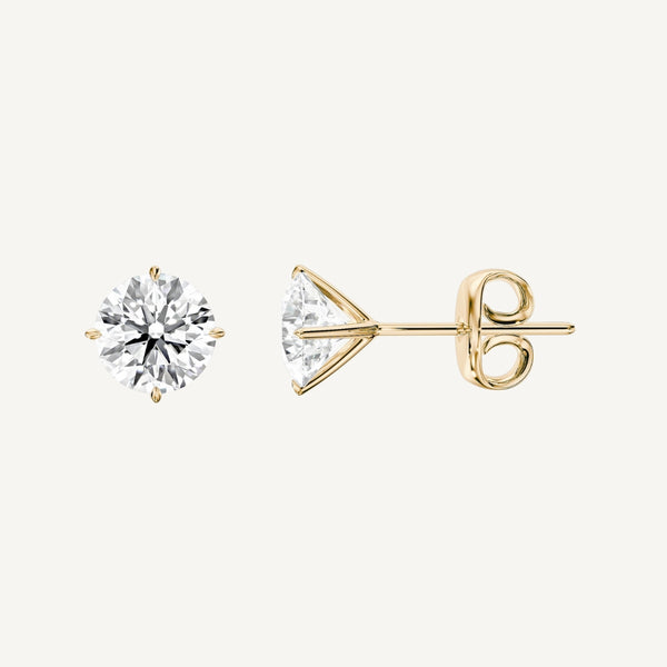 Classic Round Diamond Studs