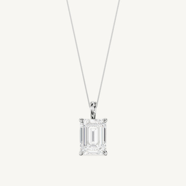 Classic Emerald Cut Pendant