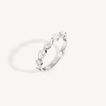 Marquise Half Eternity Band