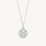 Round Halo Pendant