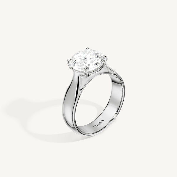 Round Wide Band Ring