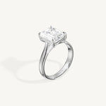 Emerald-Cut Wide Band Ring