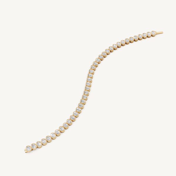 Oval Bezel Tennis Bracelet