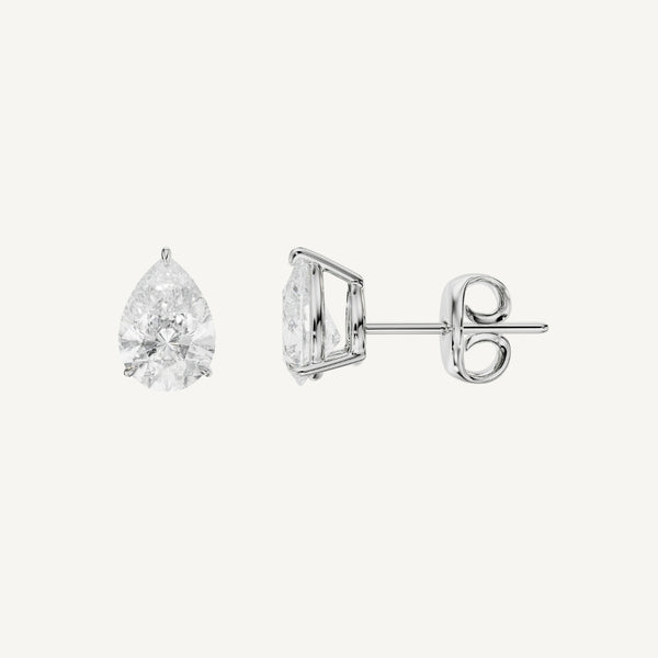Pear Diamond Studs