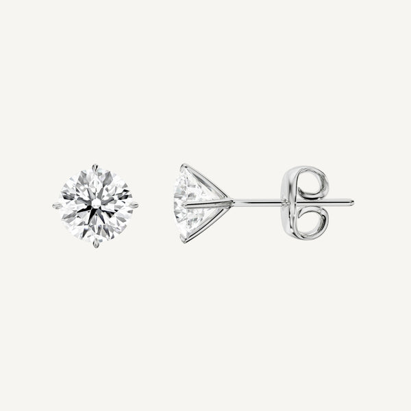 Classic Round Diamond Studs