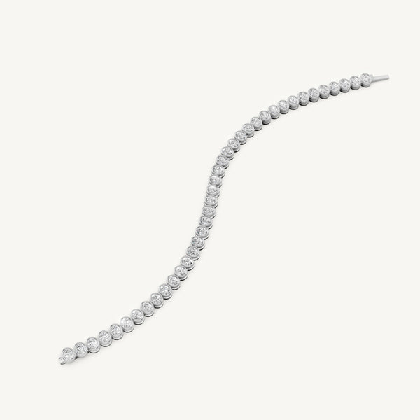 Oval Bezel Tennis Bracelet