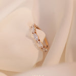 Marquise Half Eternity Band