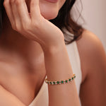 Marquise Emerald Tennis Bracelet