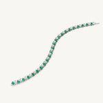Pear Alternating Tennis Bracelet