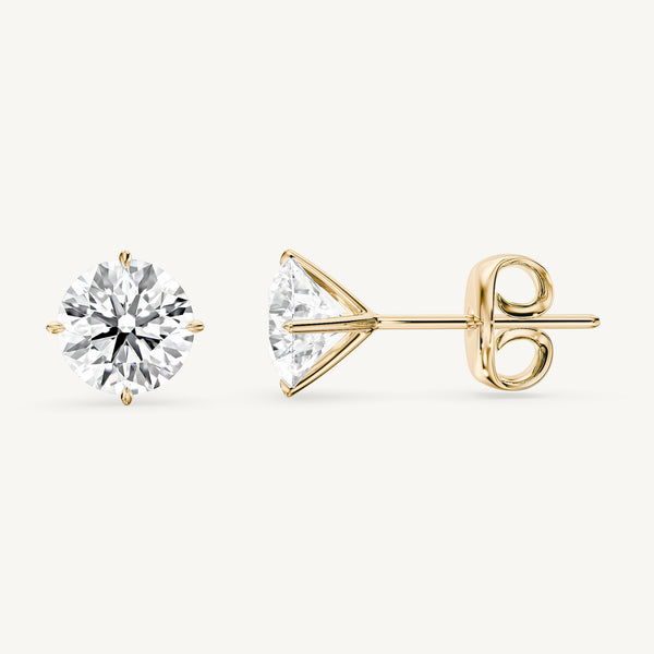 Classic Round Diamond Studs