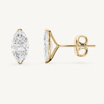 Marquise Diamond Studs