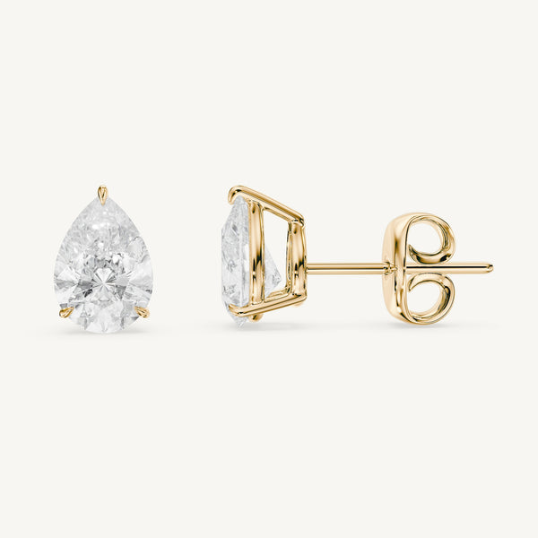 Pear Diamond Studs