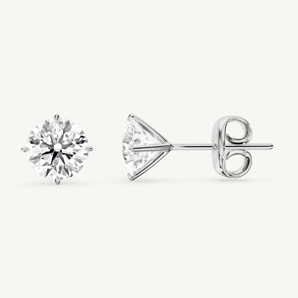 Classic Round Diamond Studs