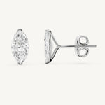 Marquise Diamond Studs