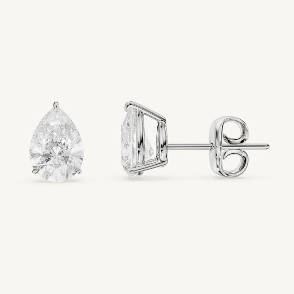 Pear Diamond Studs