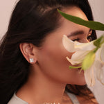 Princess-Cut Diamond Studs