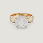 Round Wide Band Ring