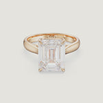 Emerald-Cut Wide Band Ring
